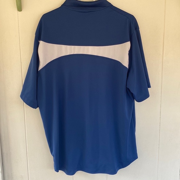 NFL Indianapolis Colts Blue Short Sleeve Polo Shirt Men’s Large - Picture 3 of 8